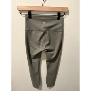 Lululemon Wunder Train High‑Rise Tight 25” Everlux Size 4 Grey Sage